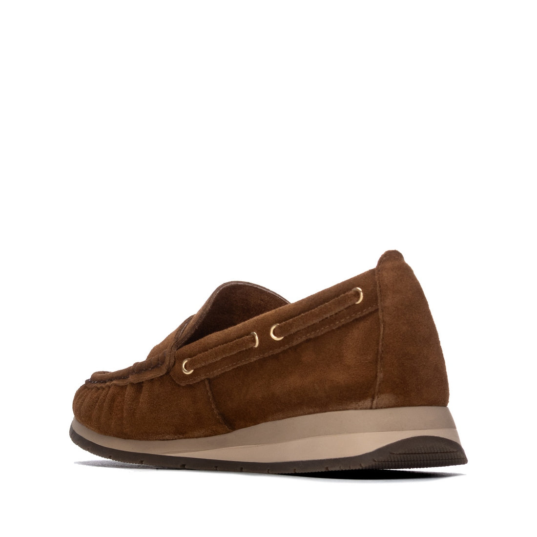 Carmela 16423602 mocassins suède camel confort