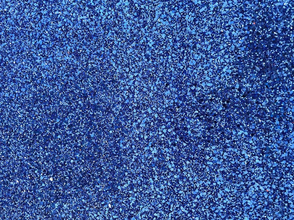 Dessine Moi Un Soulier glitter bleu électrique matière
