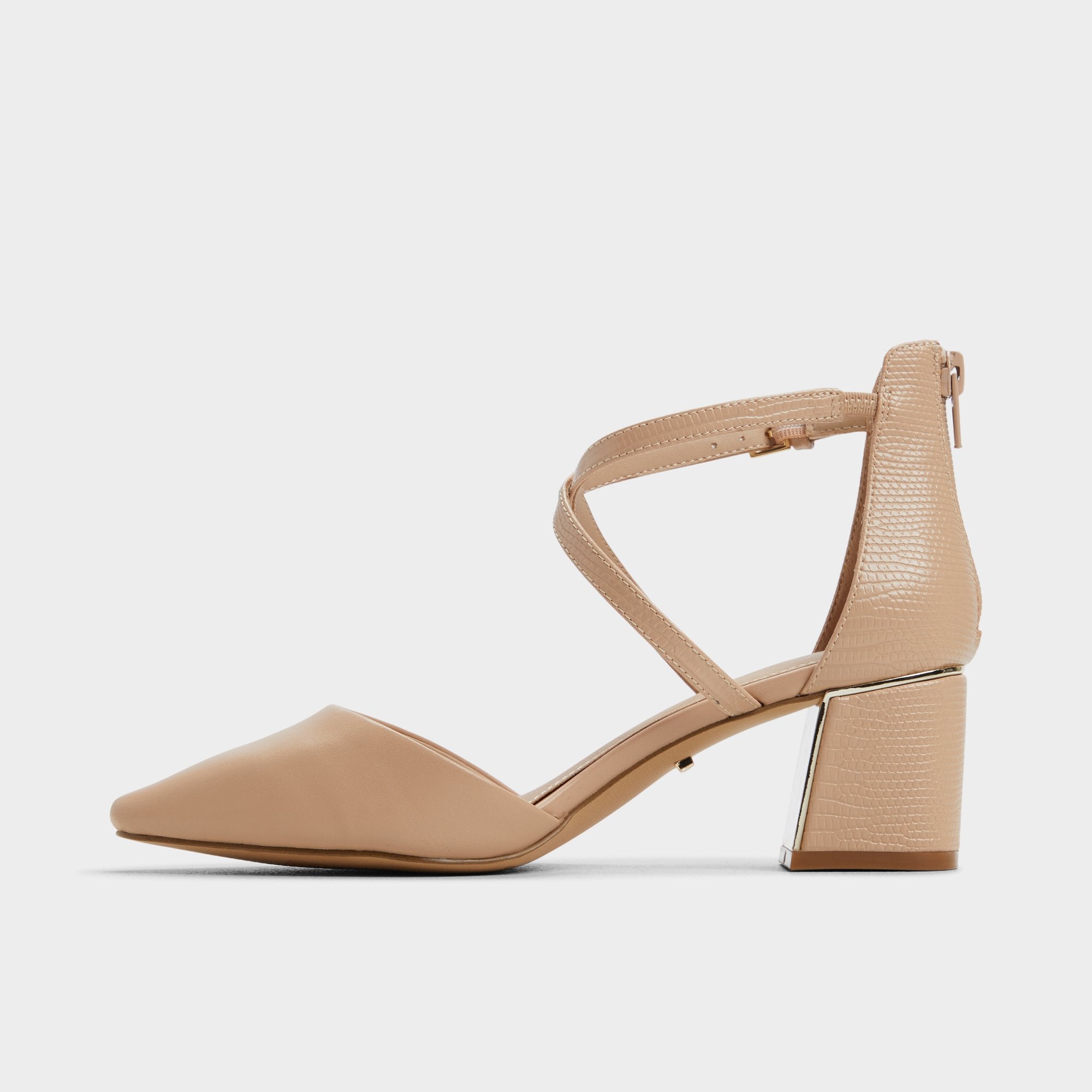 ALDO Grarwen escarpins talon bloc beige