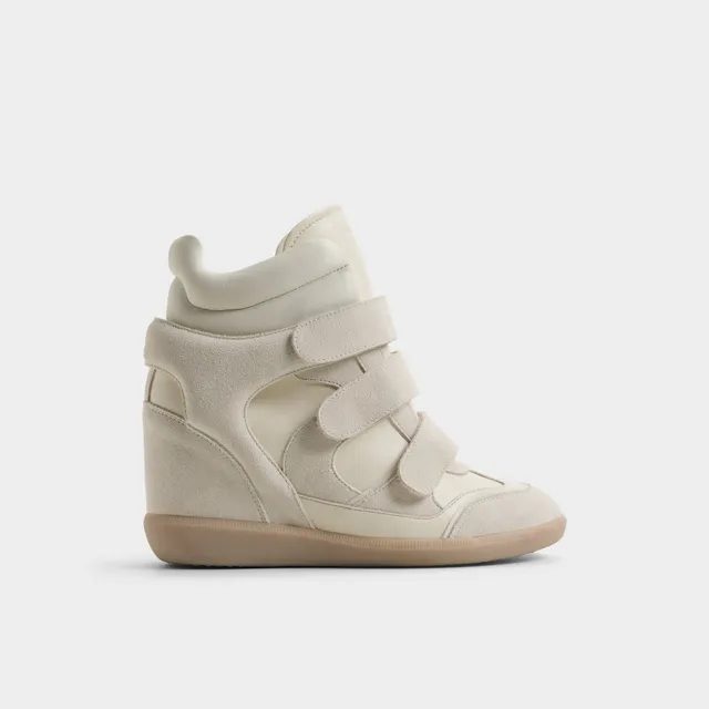 ALDO Belissa baskets montantes femme blanc cassé scratch