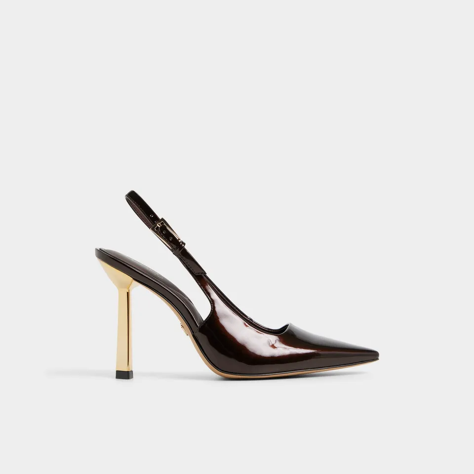 ALDO Marysa escarpins taille 7 vernis marron