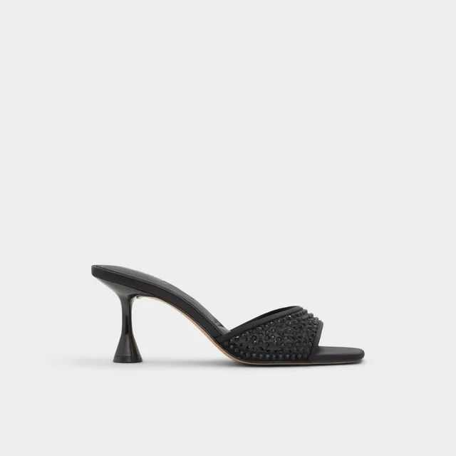 ALDO Agatha mules talon noir strass