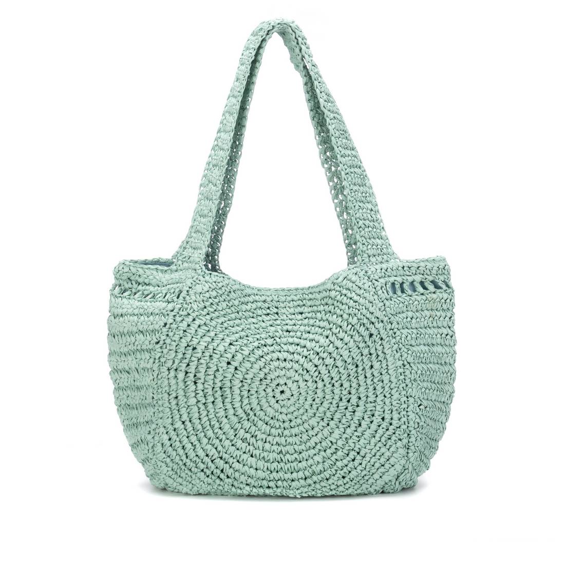 Carmela 18622501 sac épaule turquoise raphia taille unique