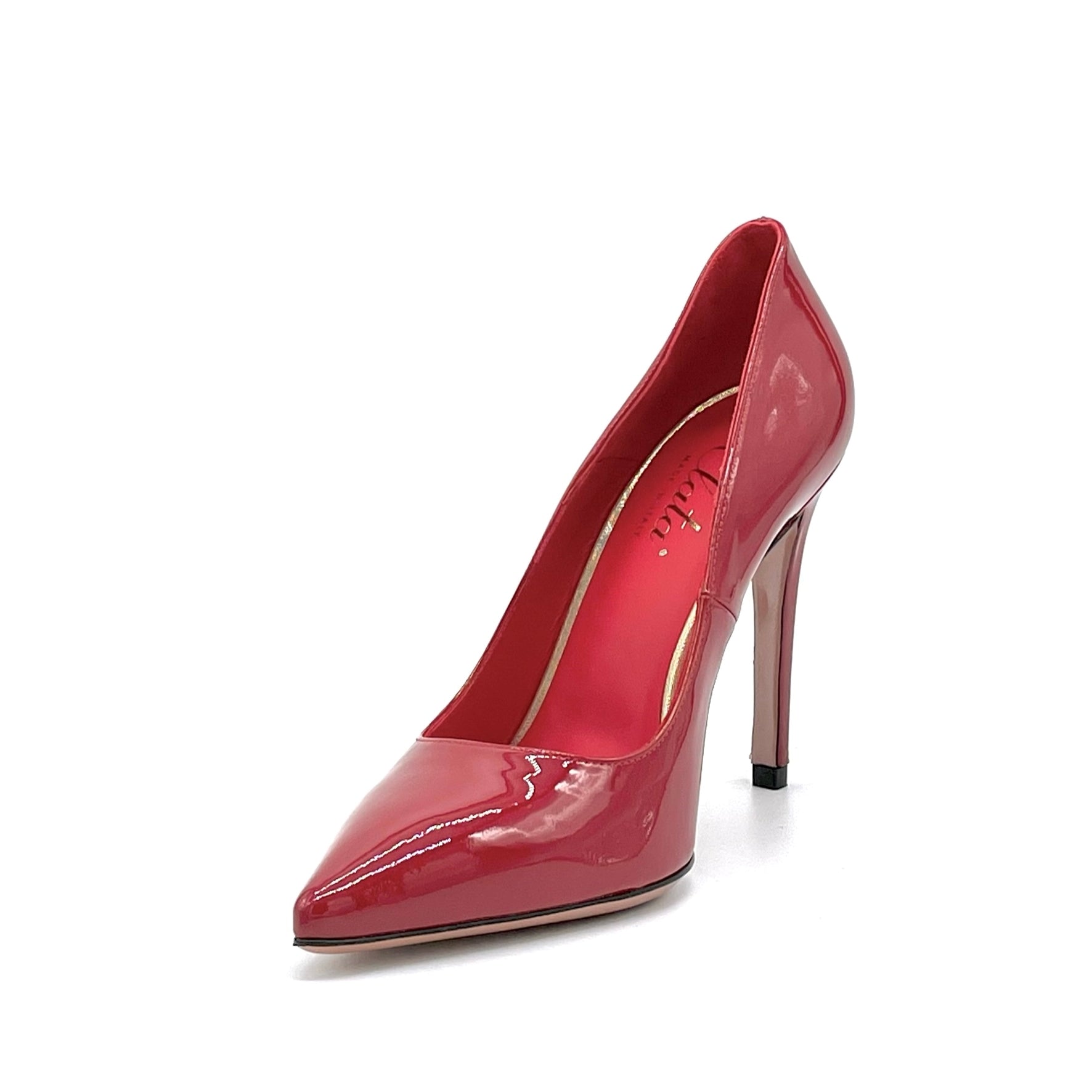 Elata 52556 escarpins rouges talon 10,5 cm