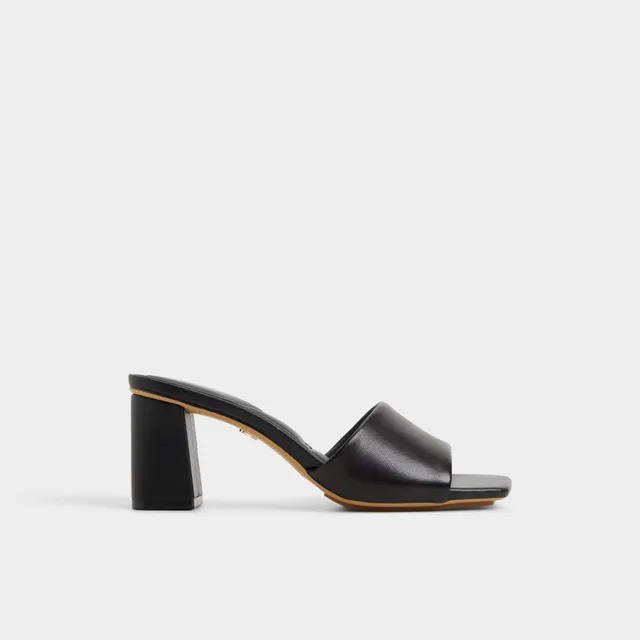 ALDO Vidish mules confortables noires talon bloc