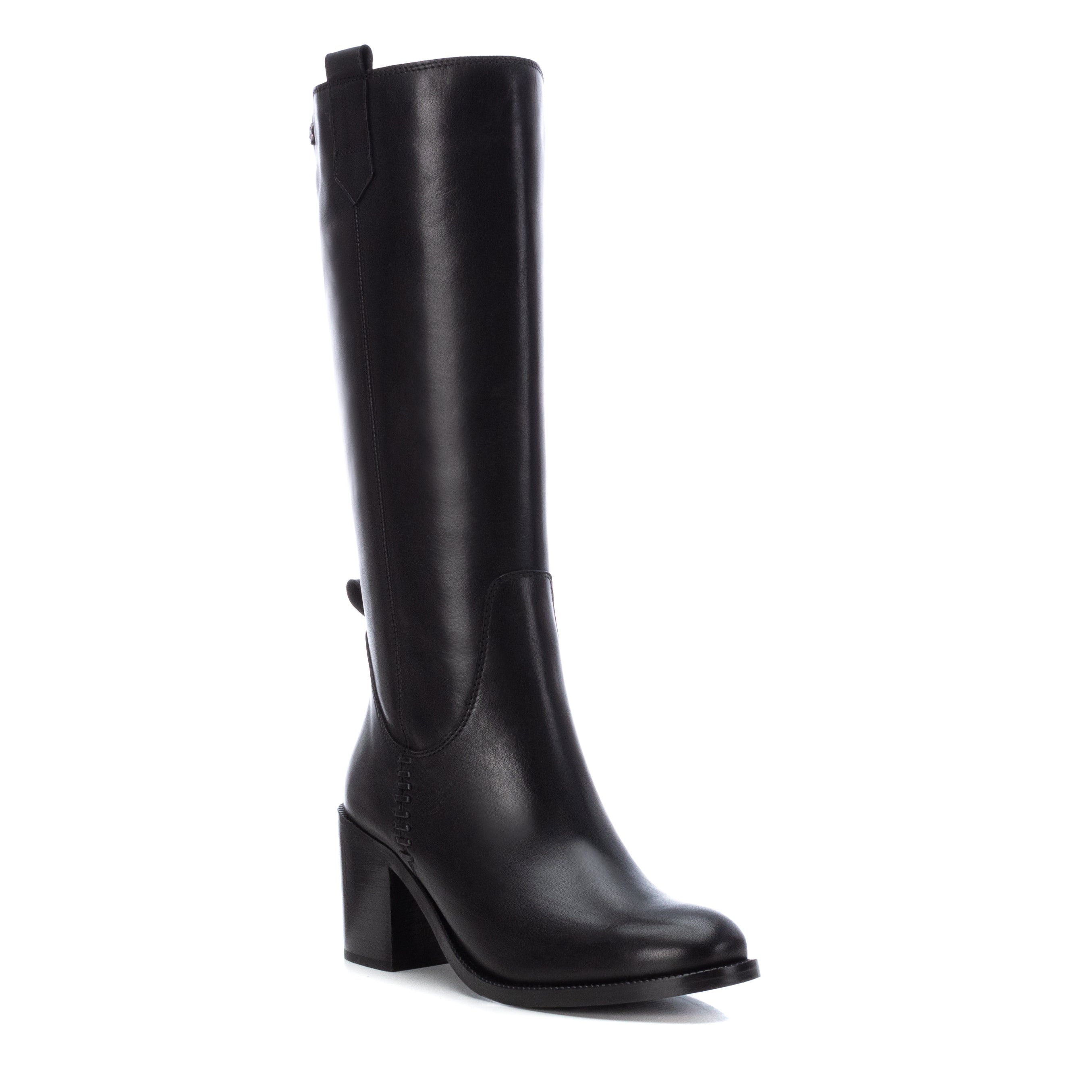 Carmela 16005701 botte noire cuir talon moyen