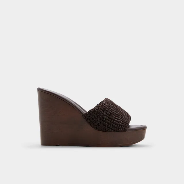 ALDO Grounded compensées marron