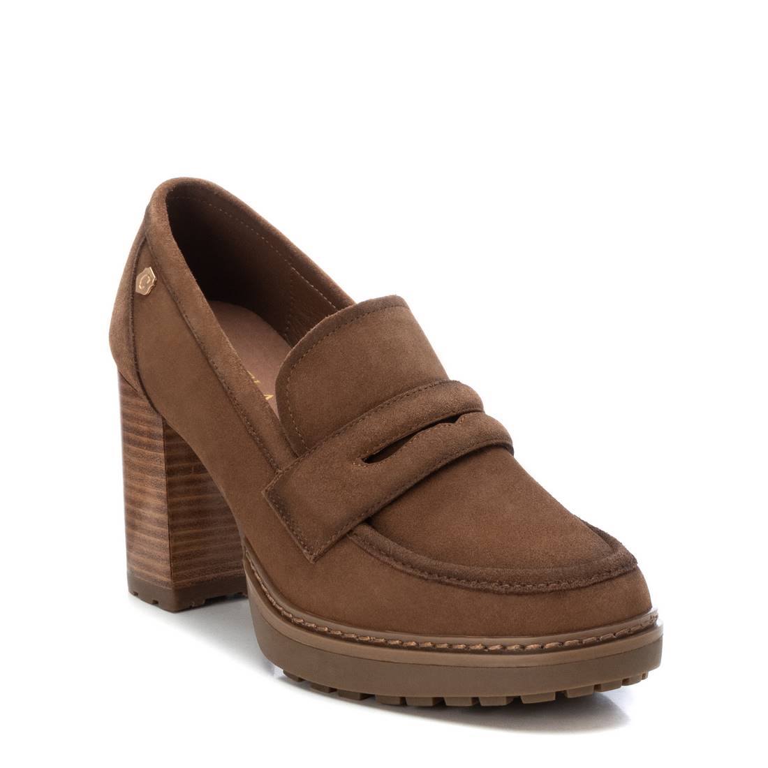 Carmela 16113702 mocassins talons marron suède