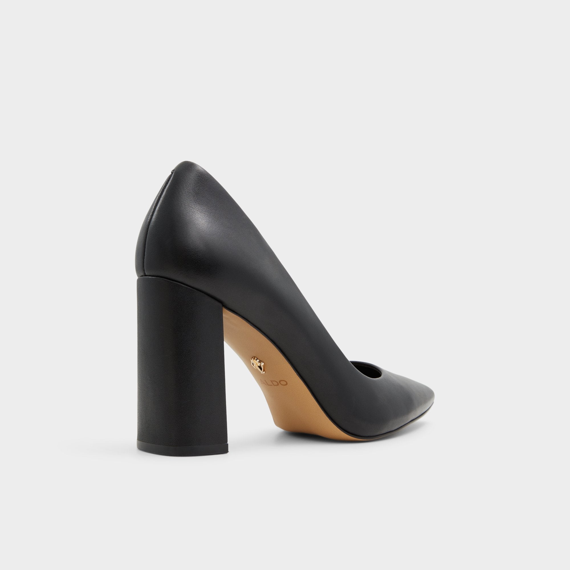 ALDO Javabriryn escarpins cuir noir talon bloc