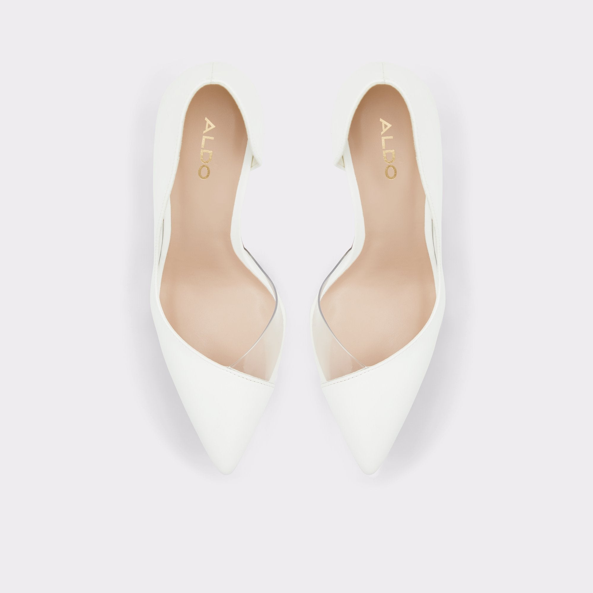 ALDO Paisley escarpins talon aiguille blanc