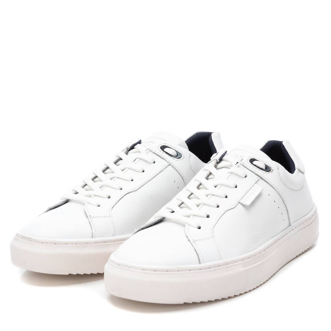 Carmela 16087201 baskets homme blanc cuir véritable