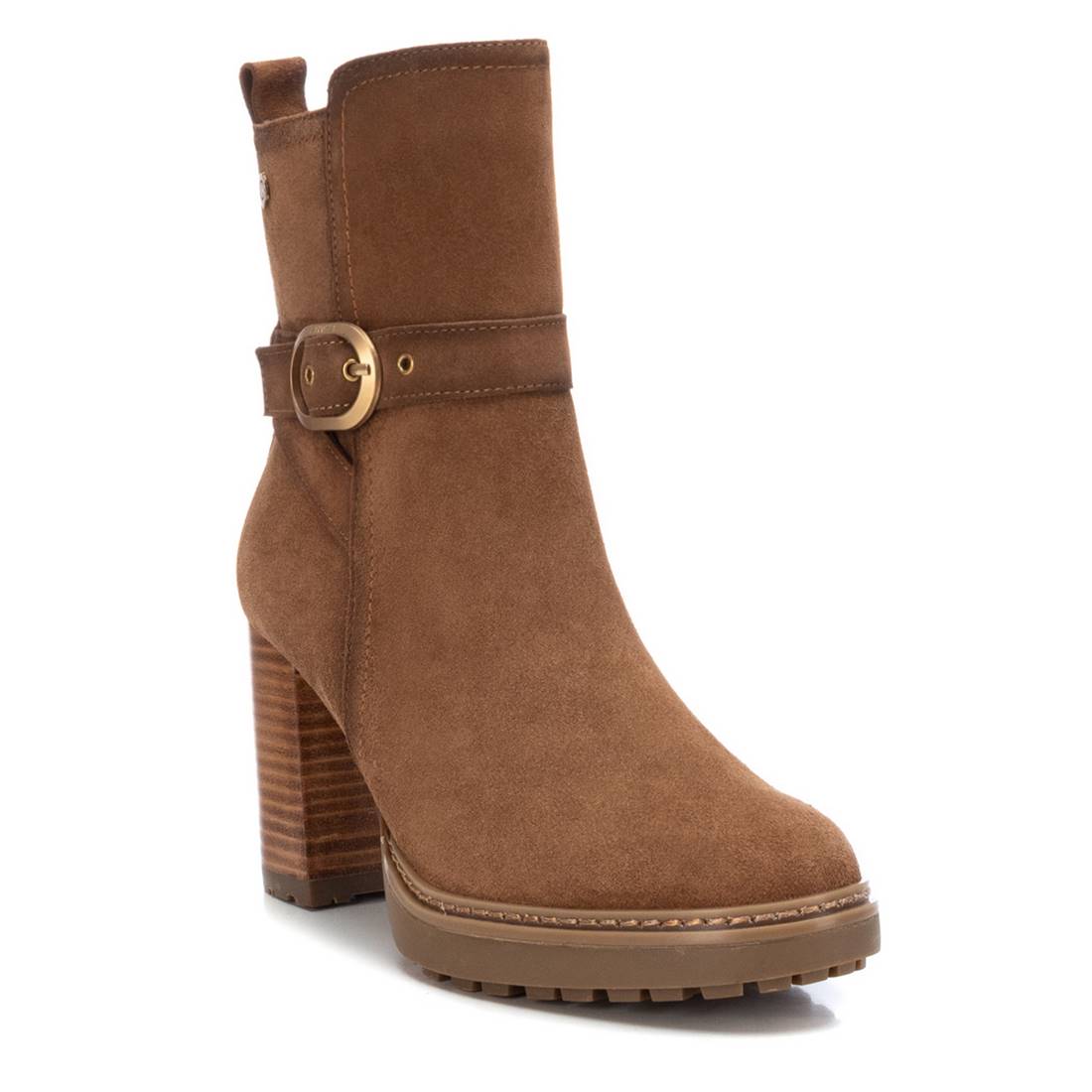Carmela 16113502 bottine suède marron talon 8 cm
