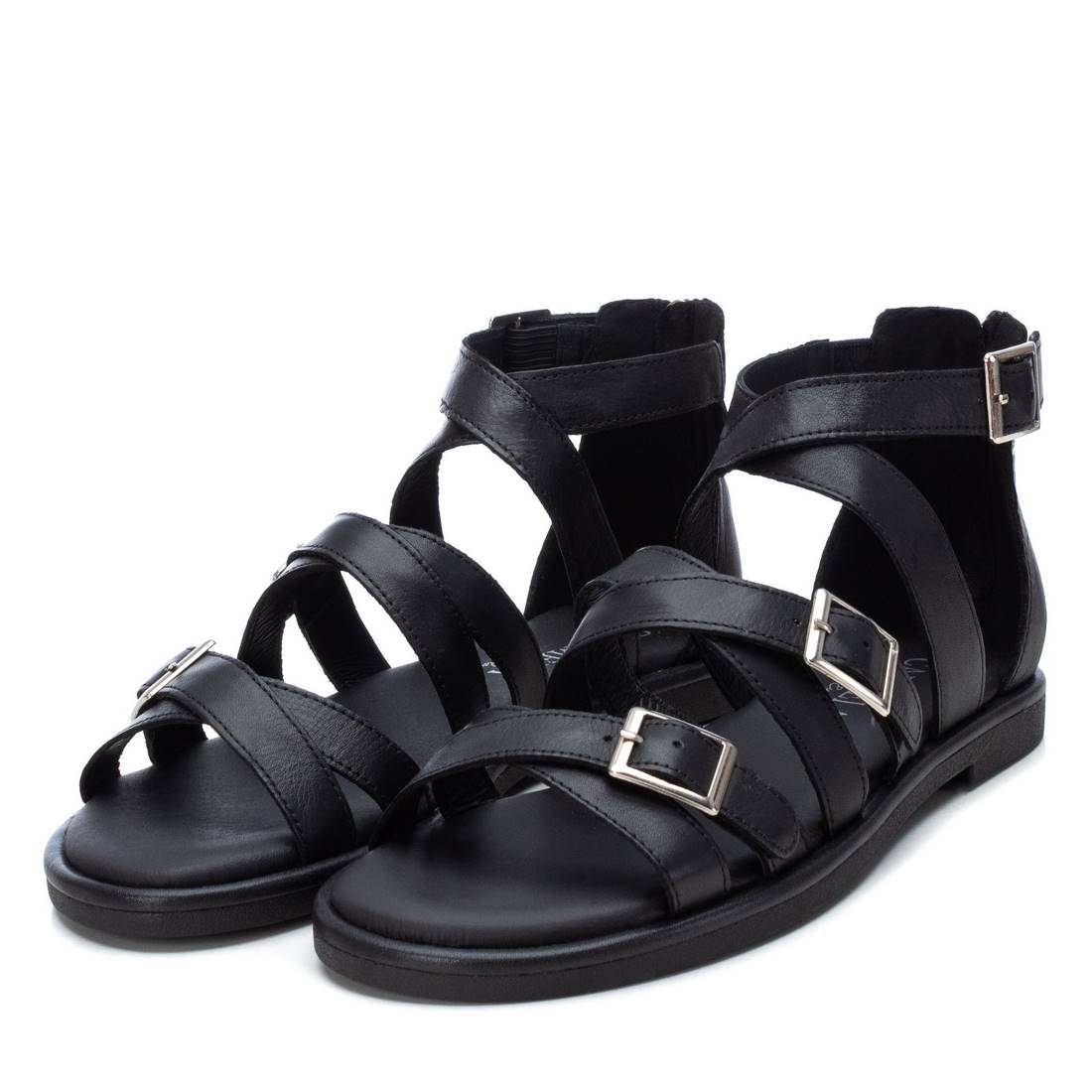 Carmela 16080901 sandale noire cuir pointure 35-41