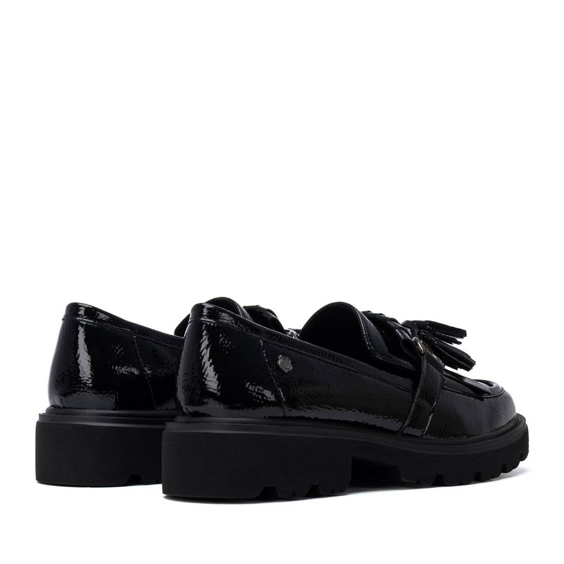 Carmela 16437901 mocassins vernis noir femme