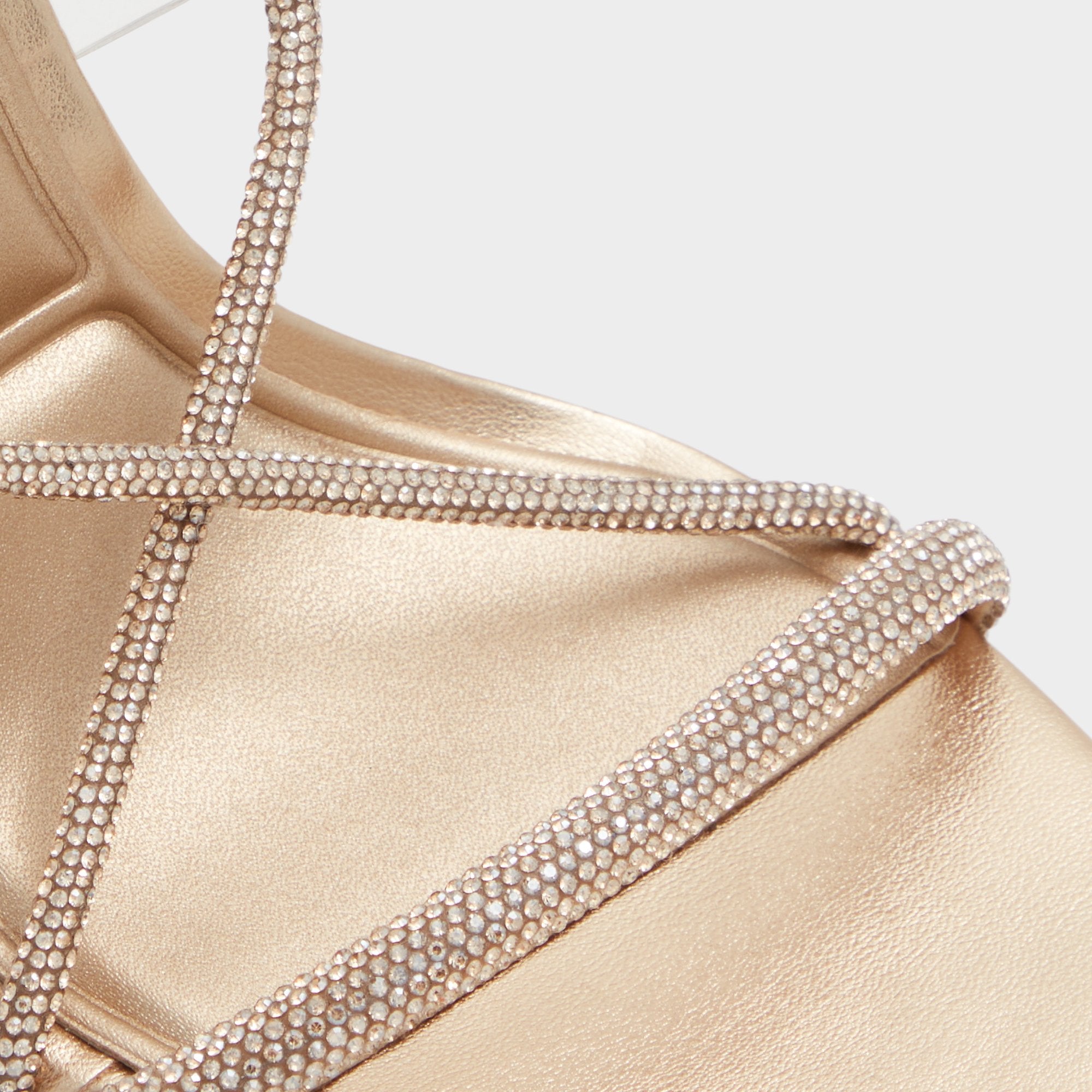 ALDO Marly sandale talon strass doré taille 38