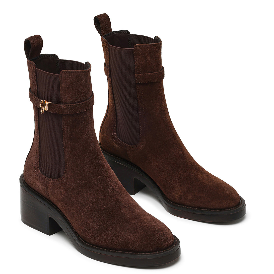 Steve Madden Charity bottines cuir marron chocolat talon 5 cm