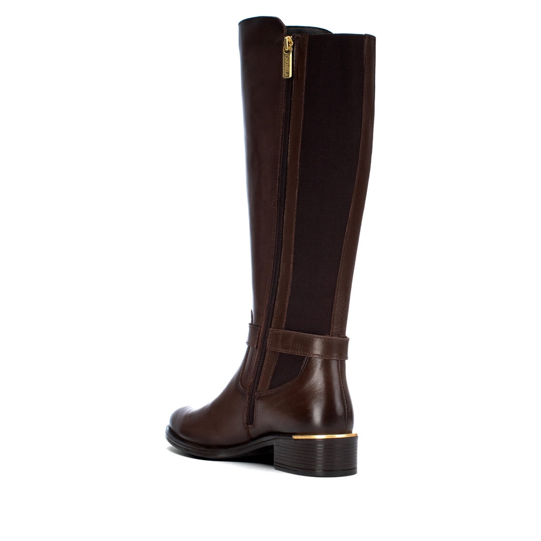 Carmela 16400703 botte haute femme marron cuir véritable