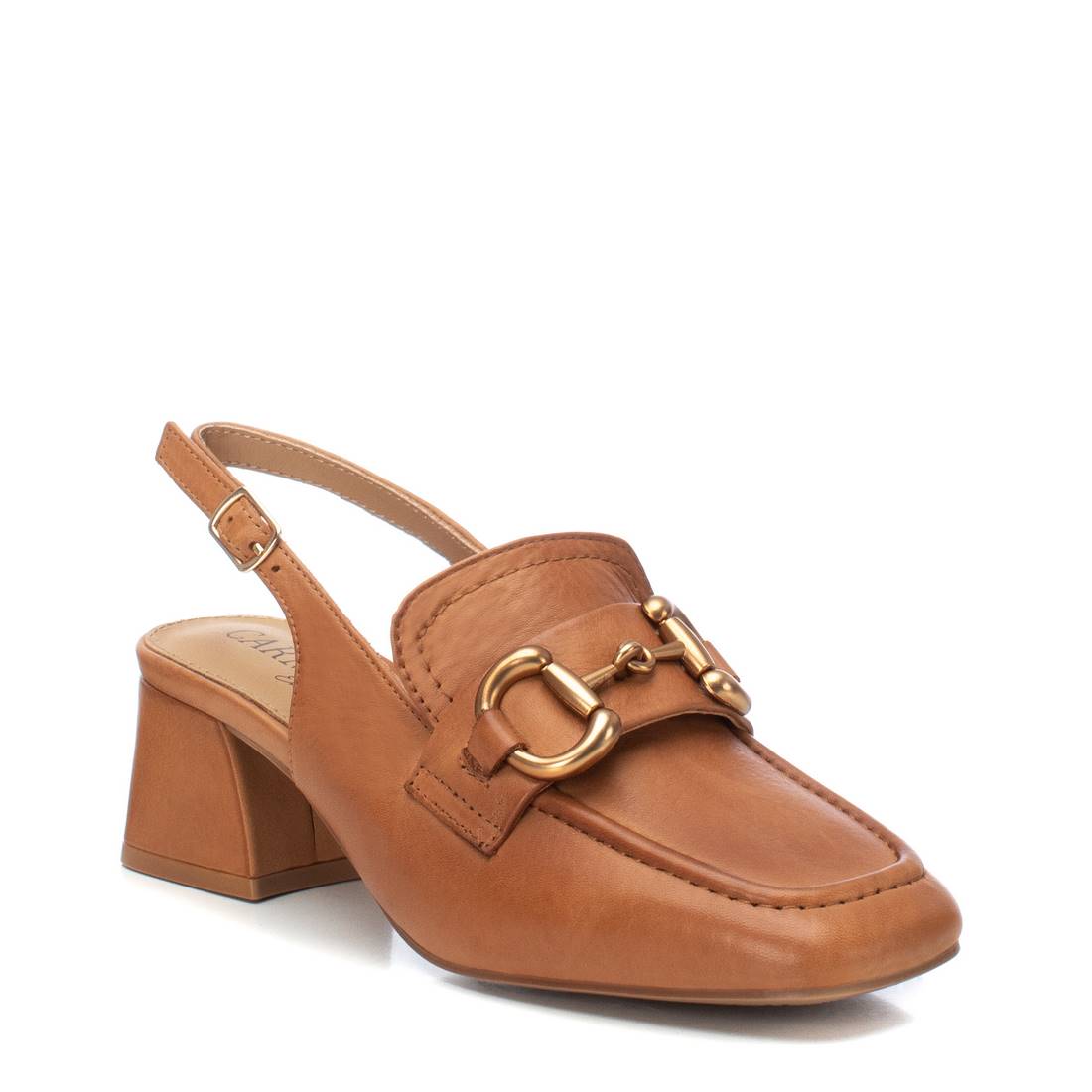 Carmela 16160201 mocassins cuir marron talon 5 cm