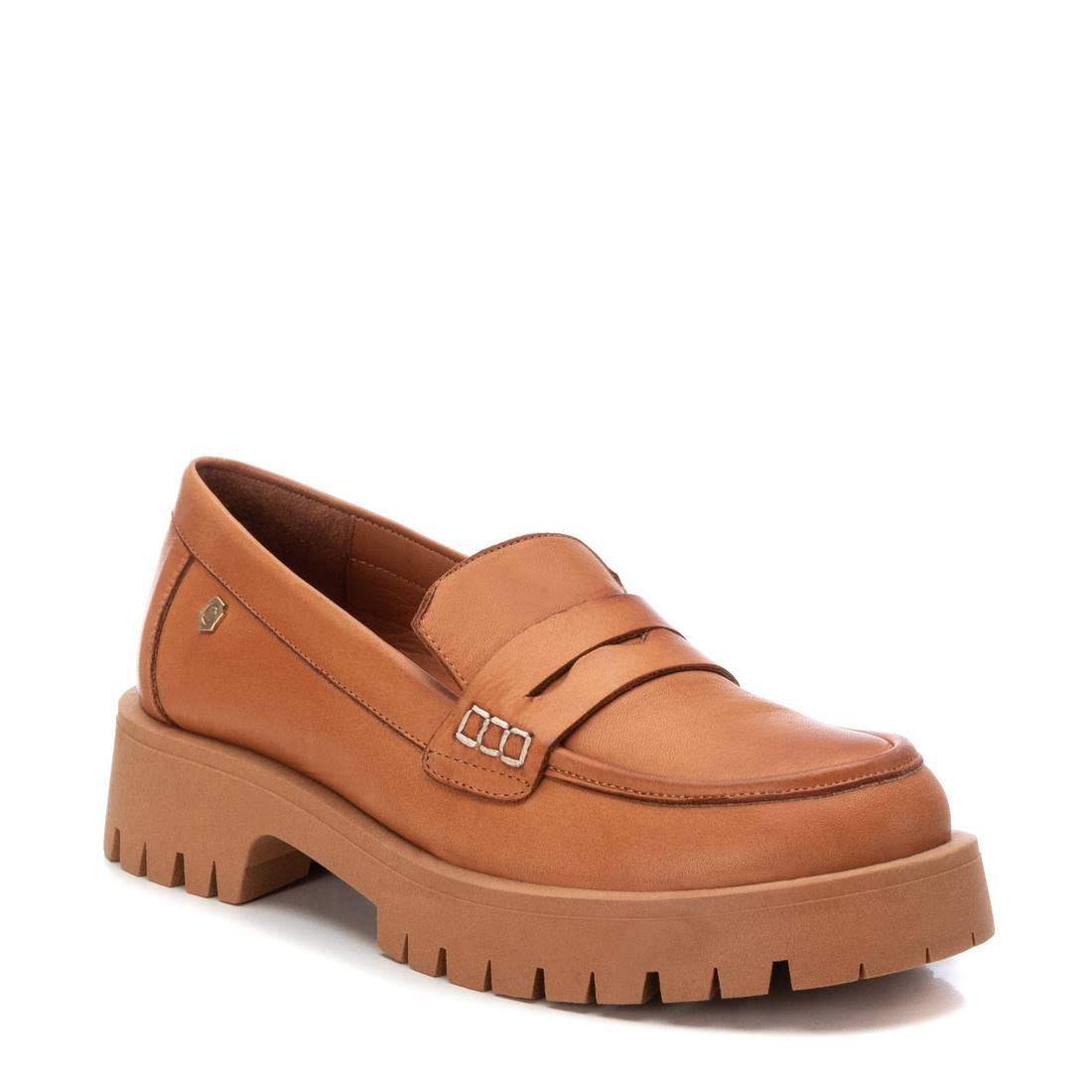 Carmela 16099102 mocassins cuir marron plat