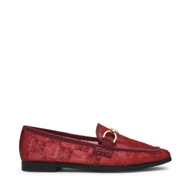 Steve Madden Cityhall mocassins cerise plat
