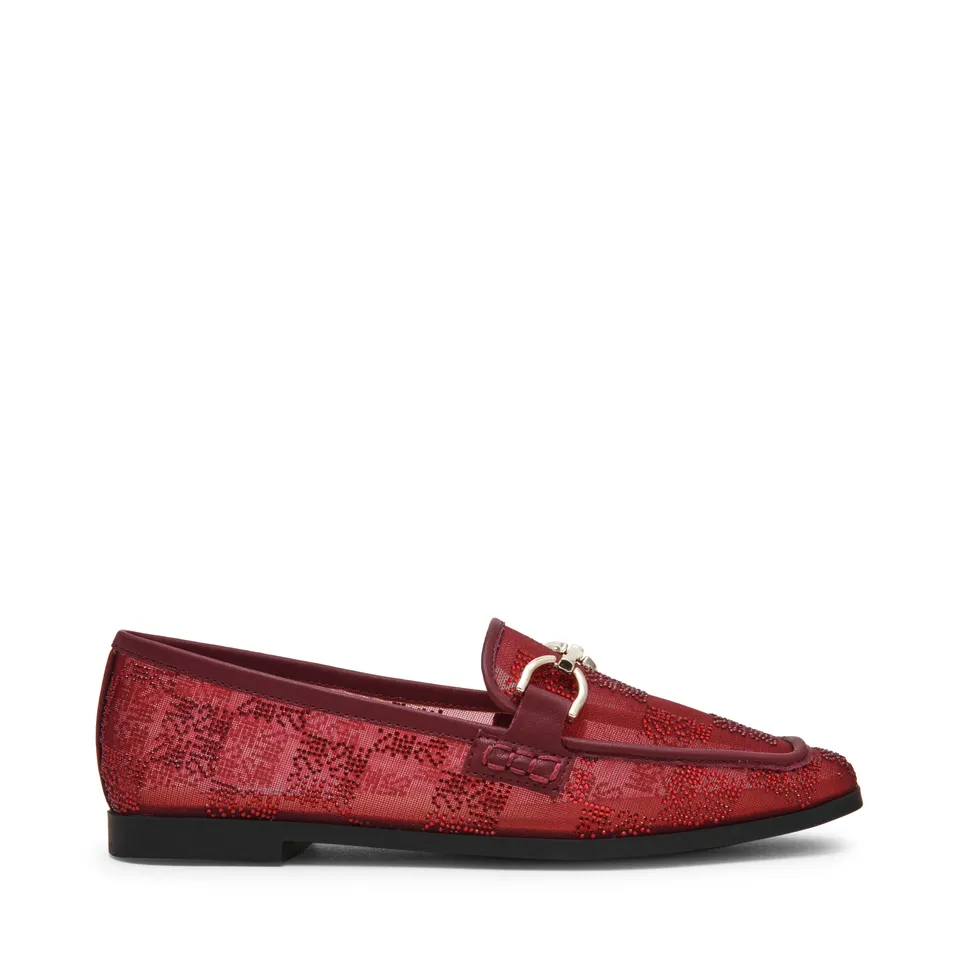 Steve Madden Cityhall mocassins cerise plat
