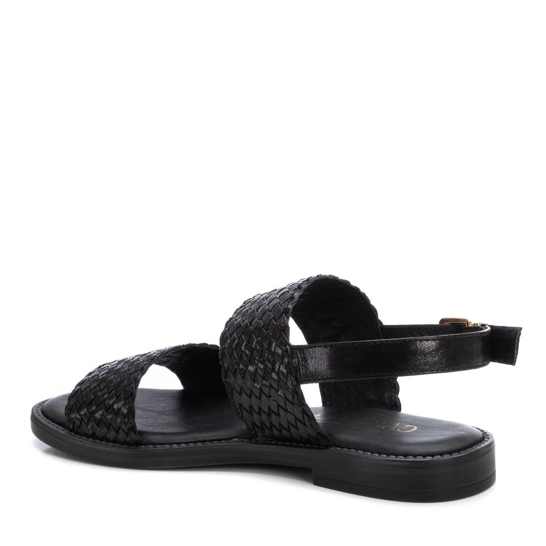 Carmela 16219703 sandales femme noir métallisé cuir