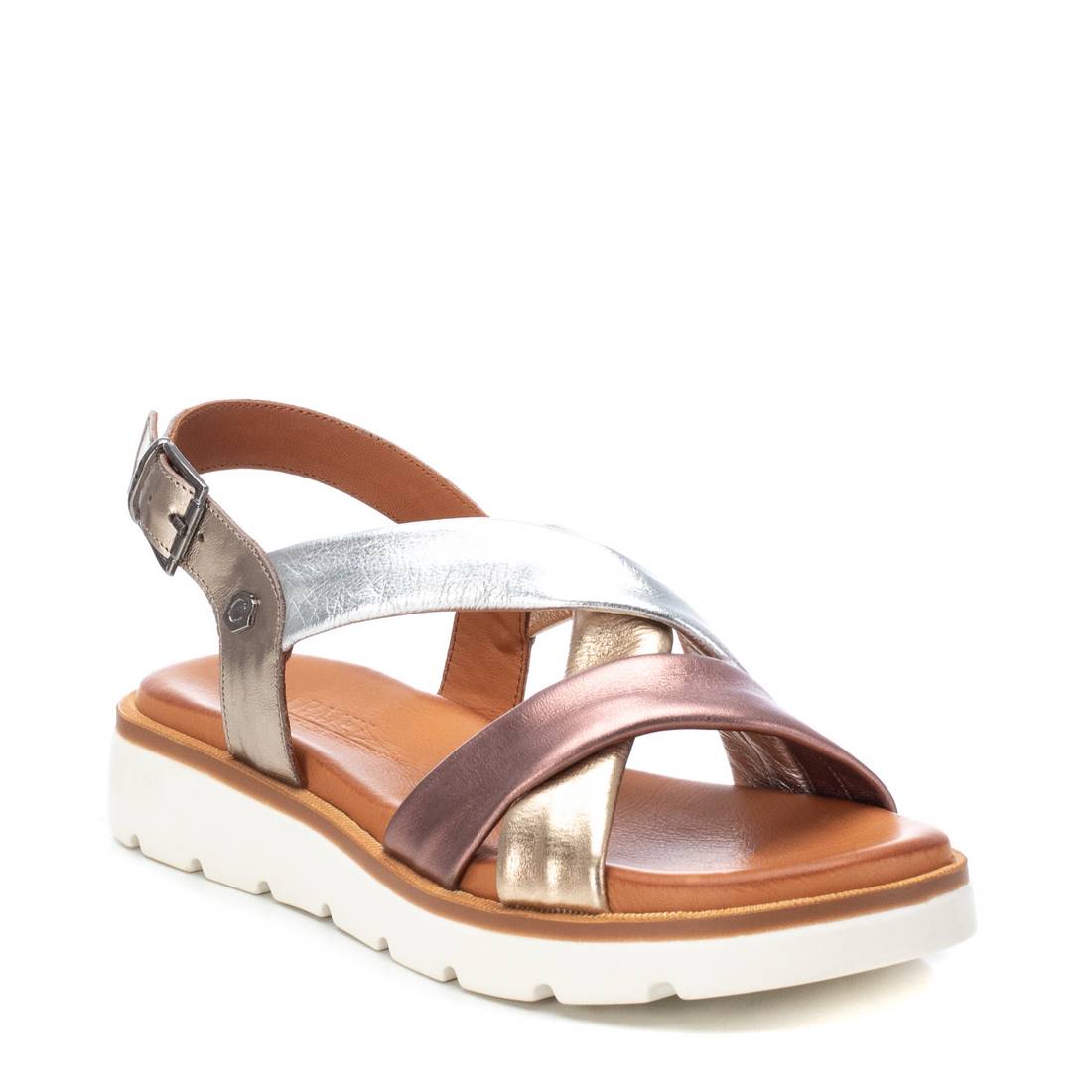 Carmela 16075901 sandale femme cuir gris