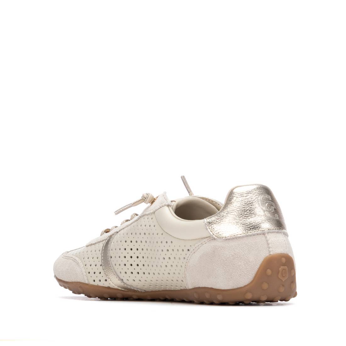 Carmela 16310901 sneakers cuir blanc ajouré