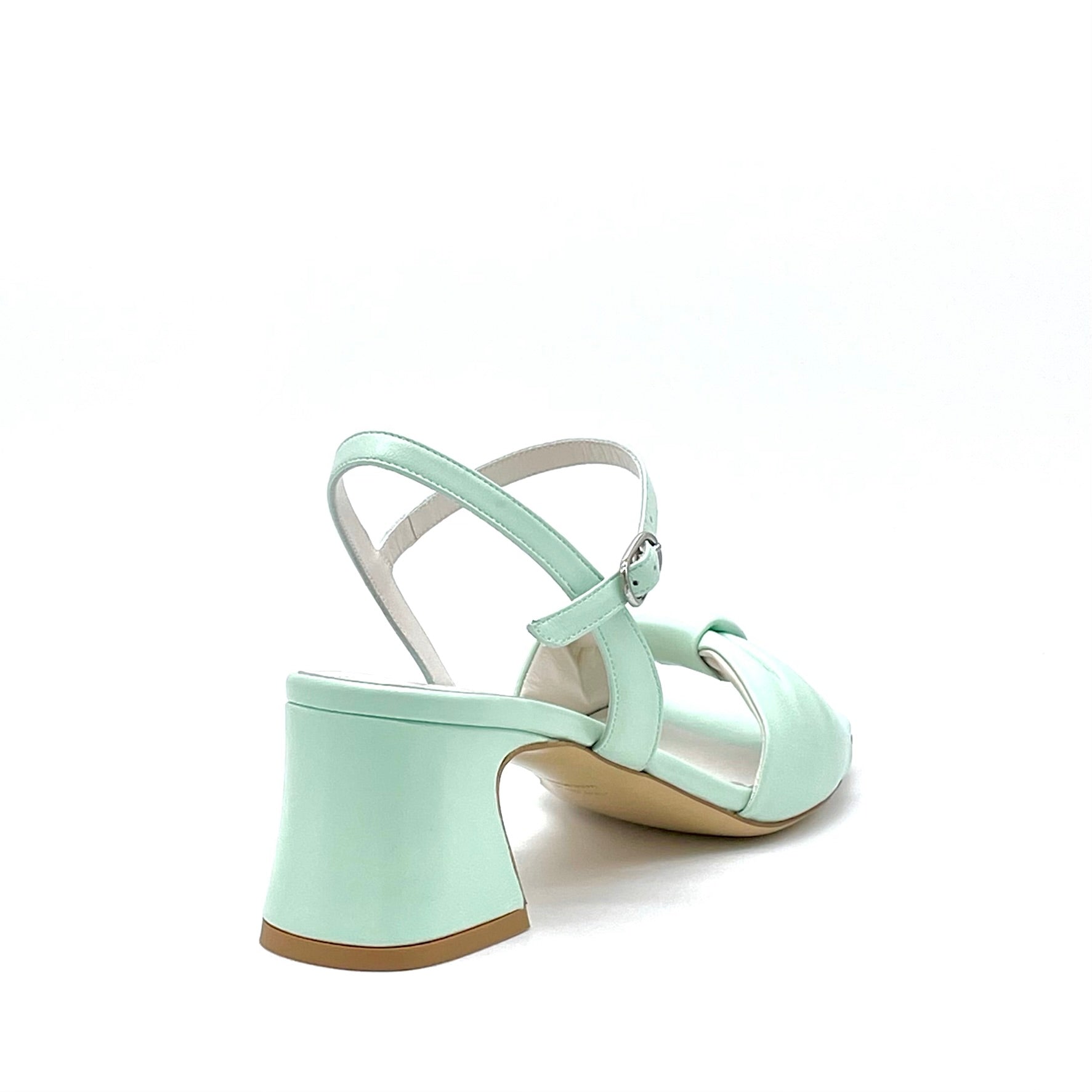 ELATA 14184 sandales cuir menthe talon 5,5 cm