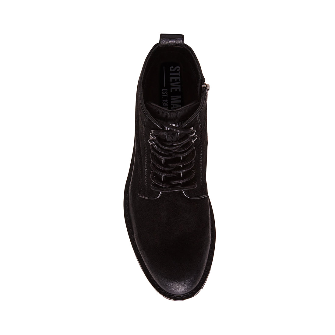 Steve Madden Montana Boots Homme Noir Daim Lacets