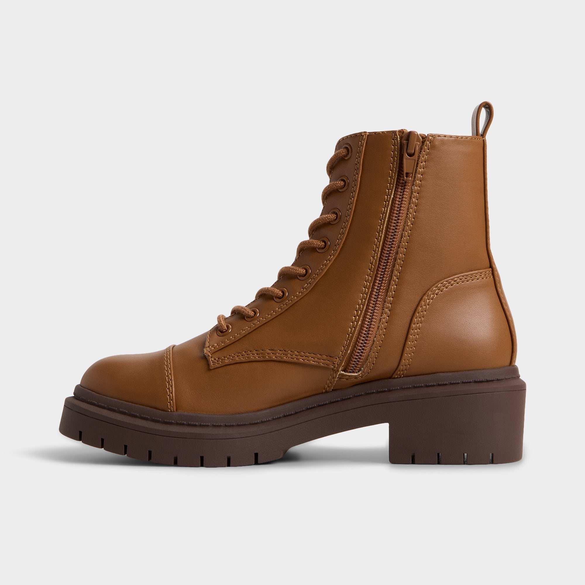 Aldo Goer bottines combat marron