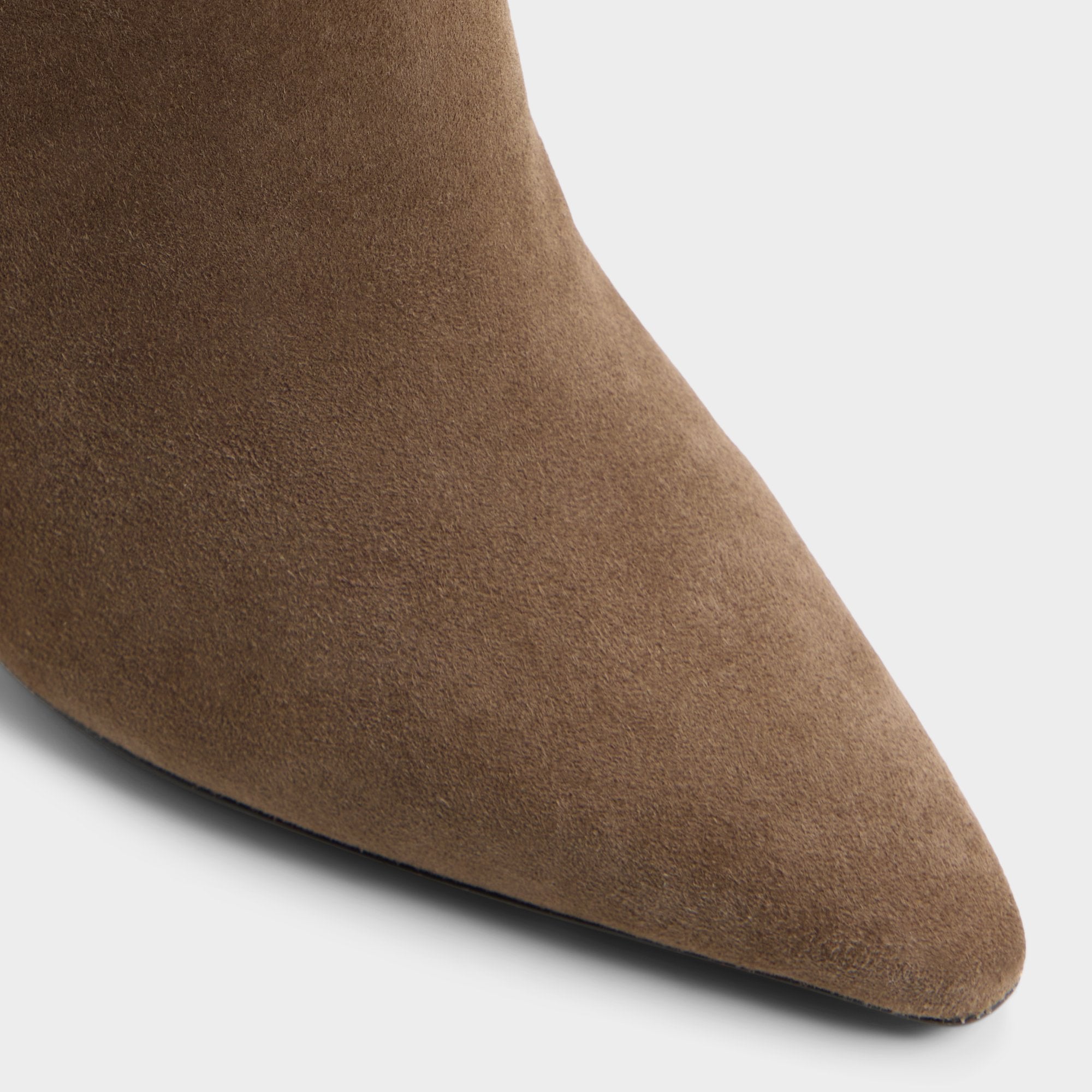 ALDO Guavaberry bottine suède talon aiguille kaki
