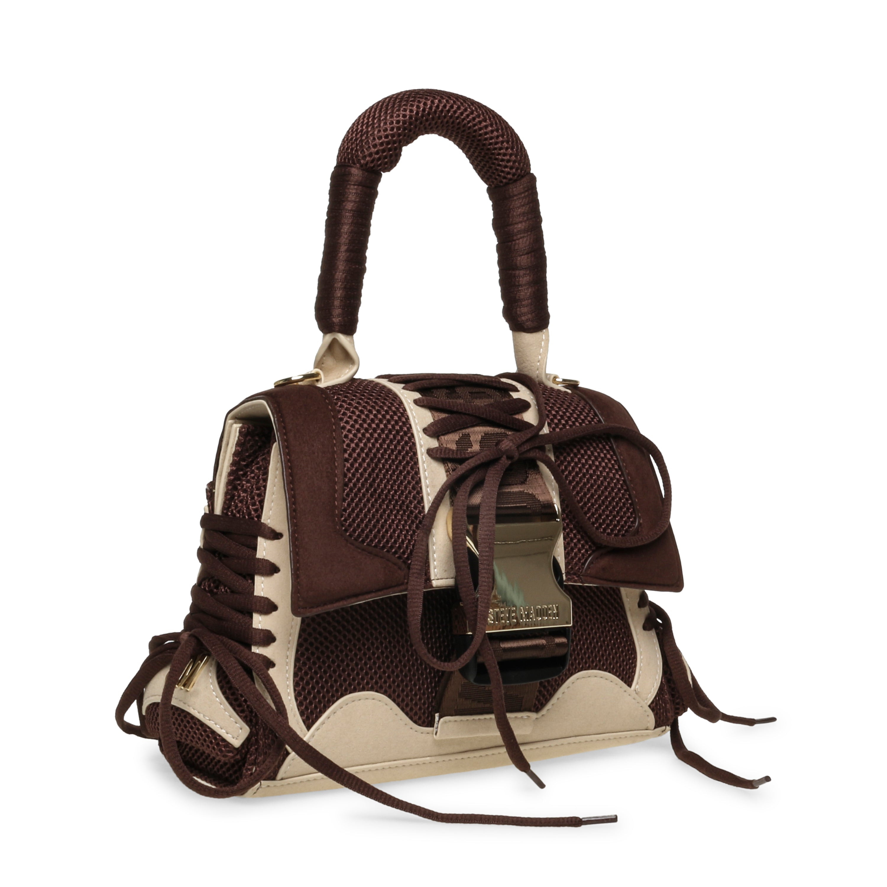 Steve Madden Bdiego-M sac main chocolat dore 23 cm