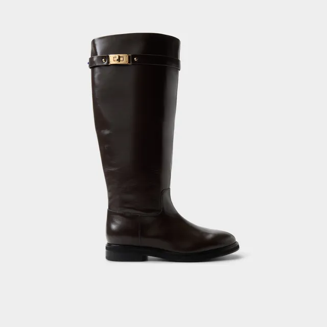 ALDO Levie-wc bottes cavalières marron