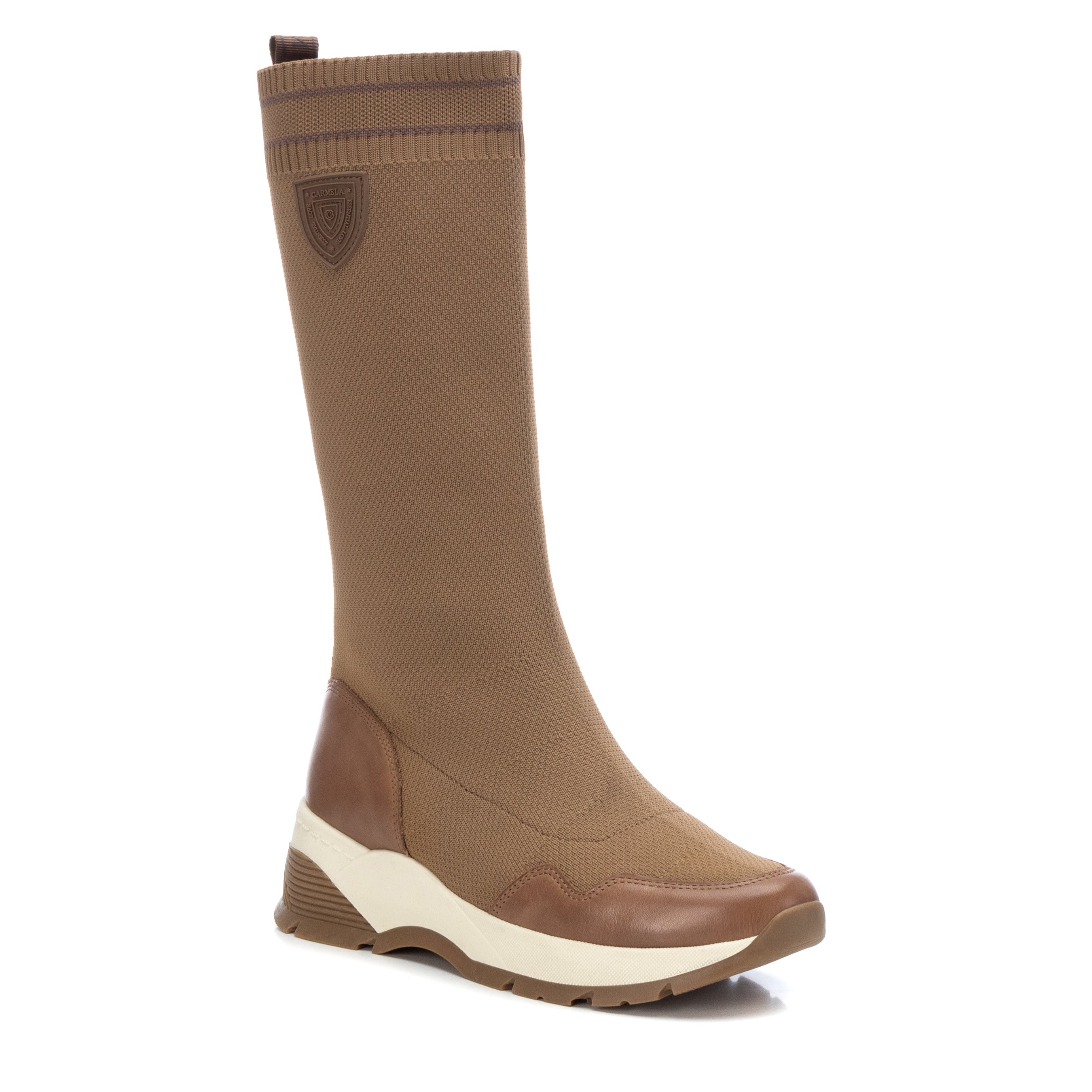 Carmela 16035402 basket montante textile marron hiver