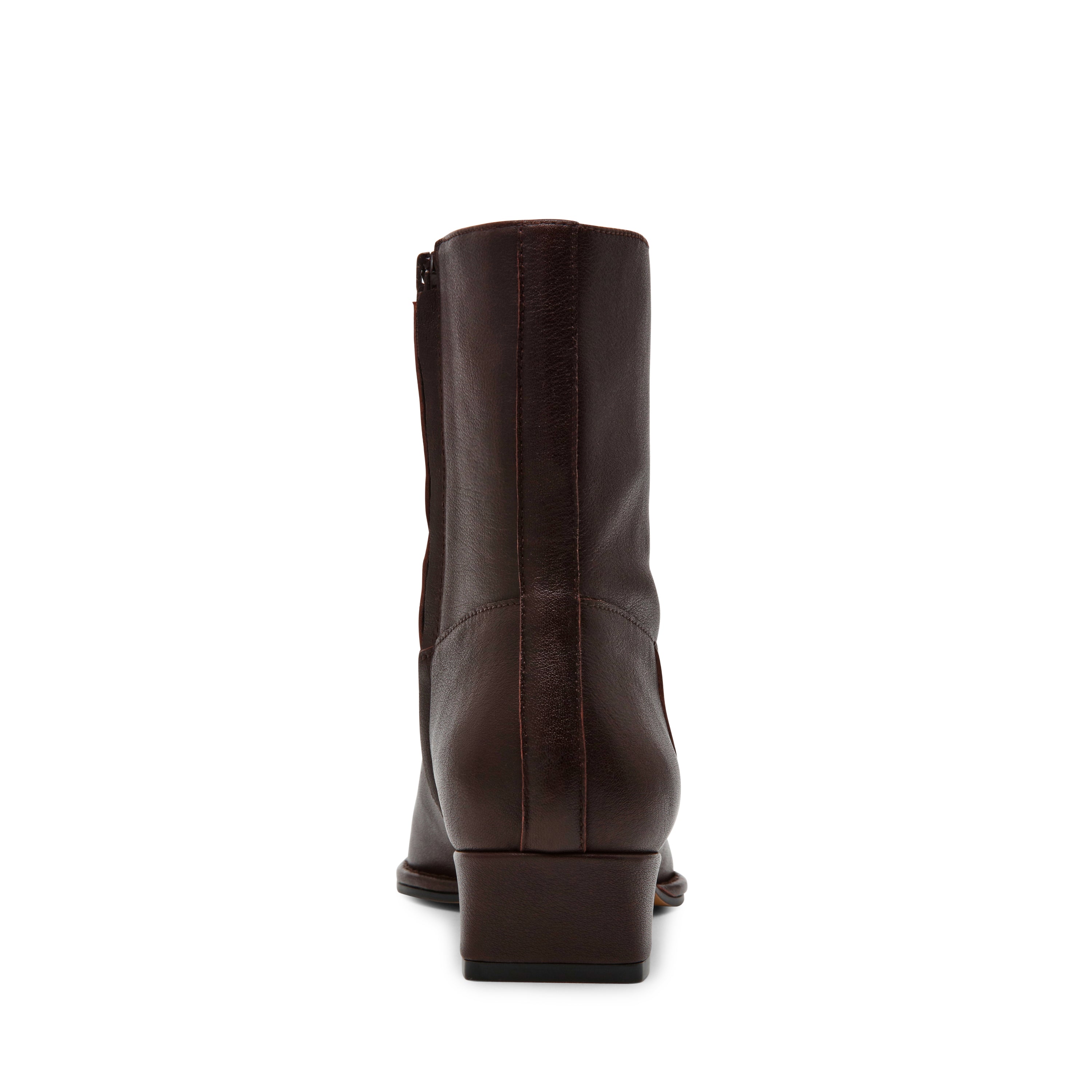 Steve Madden Define bottines cuir bordeaux talon 2,5 cm
