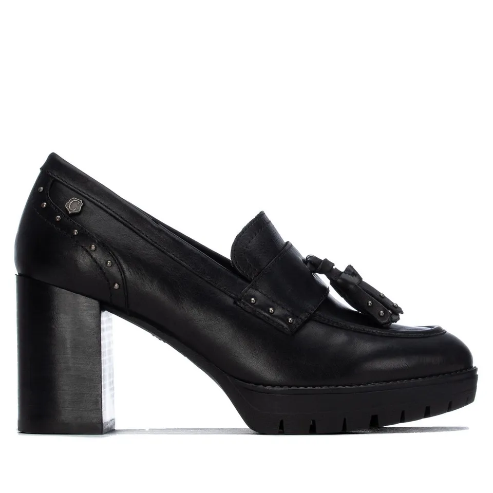 Carmela 16428101 escarpin cuir noir talon haut