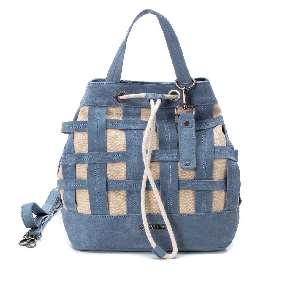 Carmela 18604302 sac bandoulière cuir bleu 29 cm