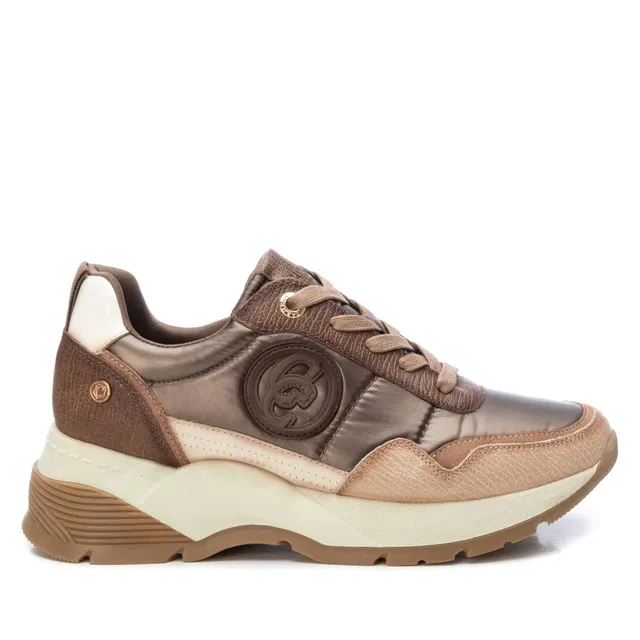 Carmela 16092802 basket cuir marron semelle épaisse