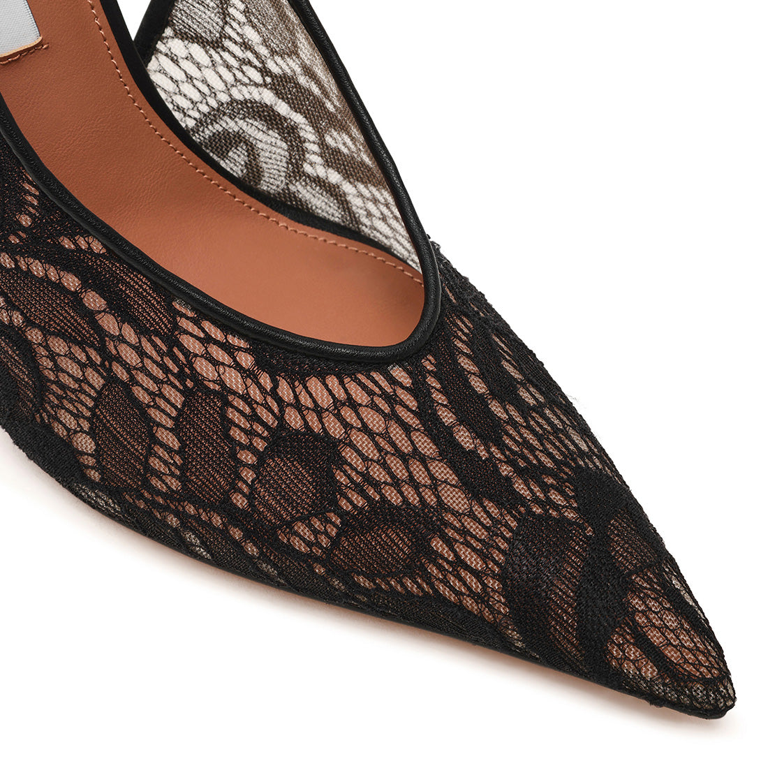 Steve Madden Andromeda escarpins noir dentelle talon 10 cm