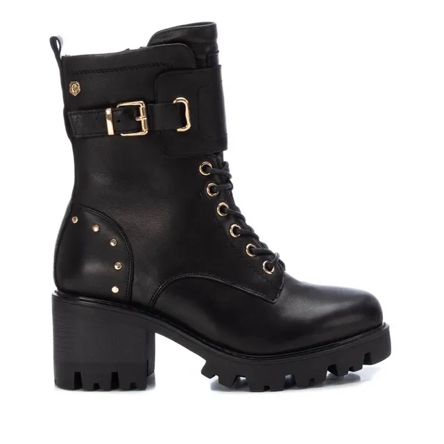 Carmela 16087701 bottine femme noire cuir talon 6 cm