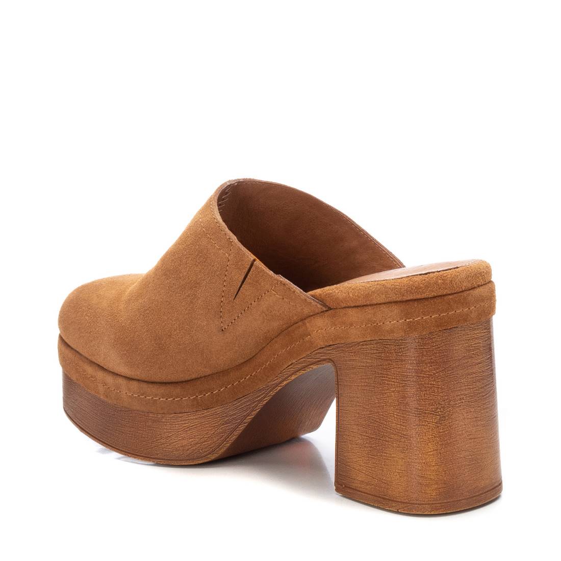 Carmela 16057003 sabots cuir marron talon 10 cm