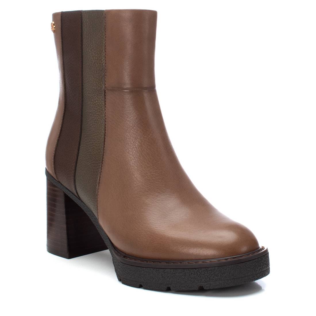 Carmela 16186403 bottine femme cuir marron talon 7 cm