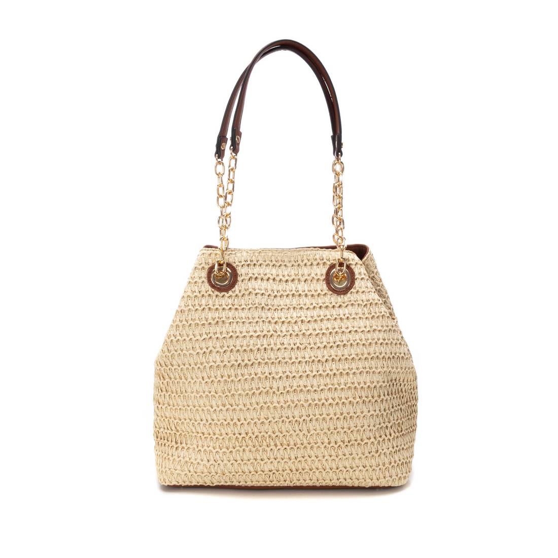 Carmela 18608601 sac épaule raphia marron