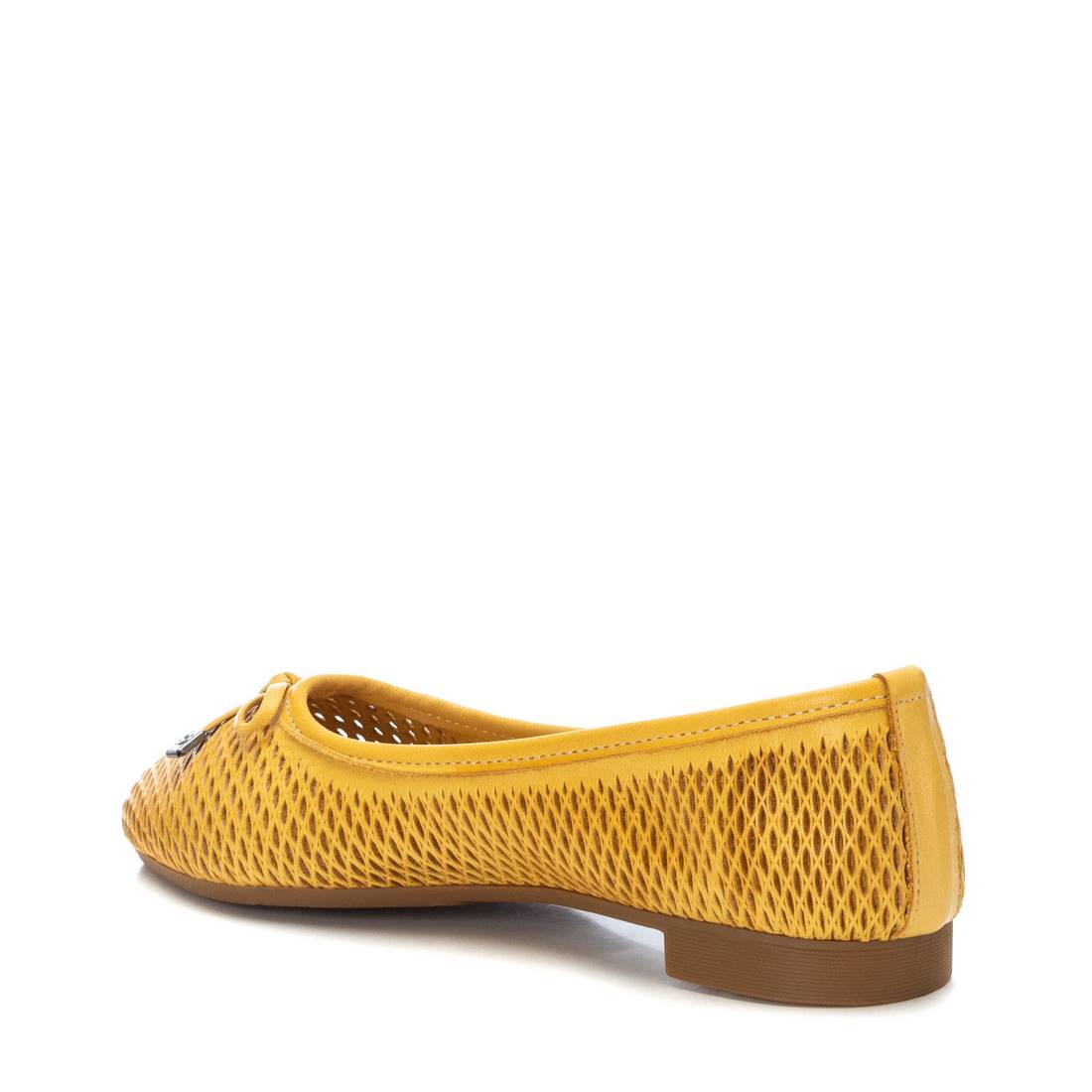 Carmela 16076105 ballerines cuir jaune ajourées