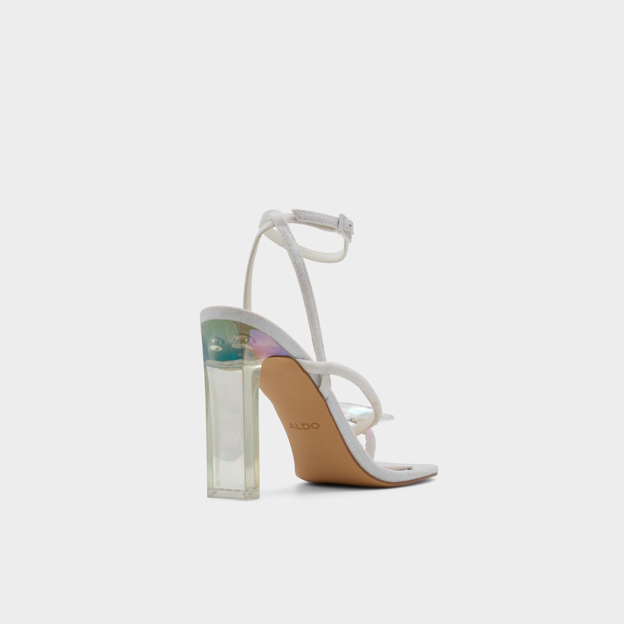 ALDO Pepela sandales talon bloc blanc papillon