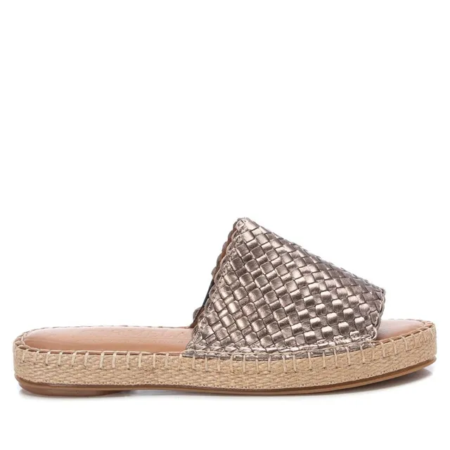 Carmela 16048702 sandales cuir gris tressé