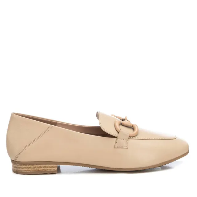Carmela 16151503 mocassin cuir marron plat