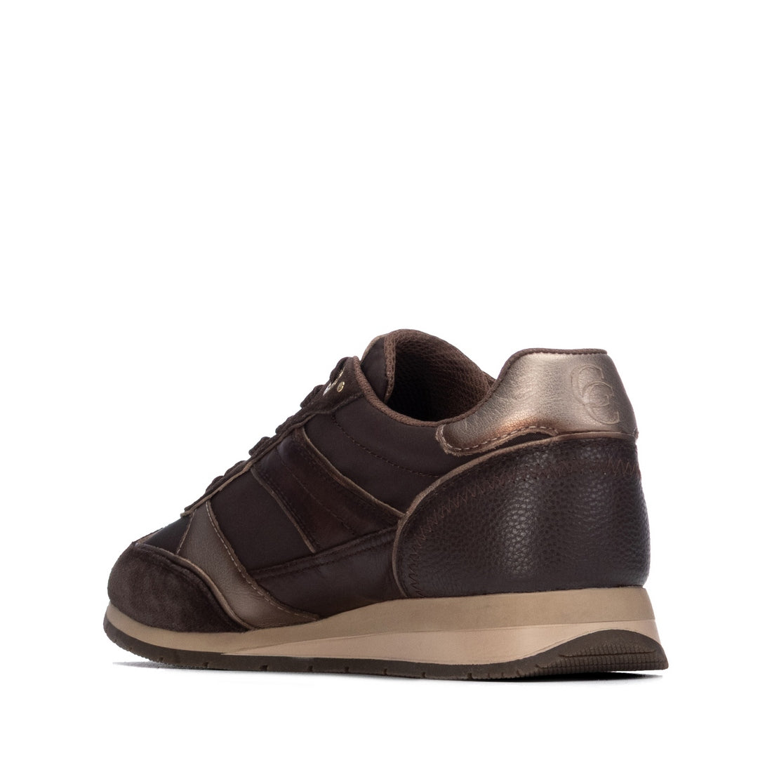 Carmela 16423304 basket femme cuir marron lacets