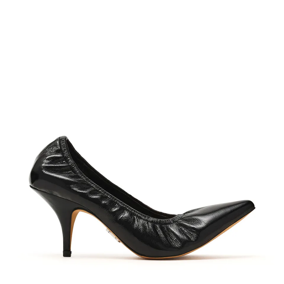 Steve Madden Farida escarpin cuir noir 10 cm